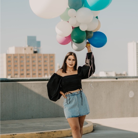 Denim Mini Skirt - Picture 2 of 3